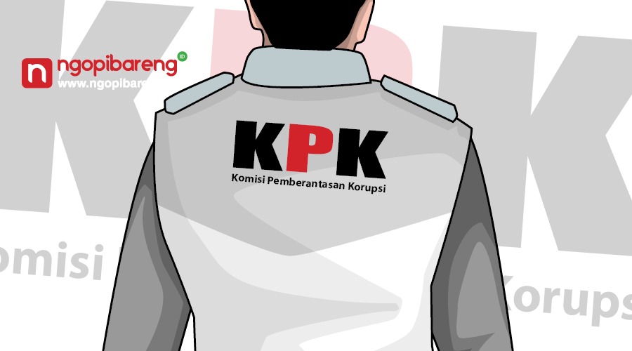 KPK siang tadi melakukan OTT Komisioner KPU berinisial WS. (Grafis by: Vidhi/Ngopibareng.id)  