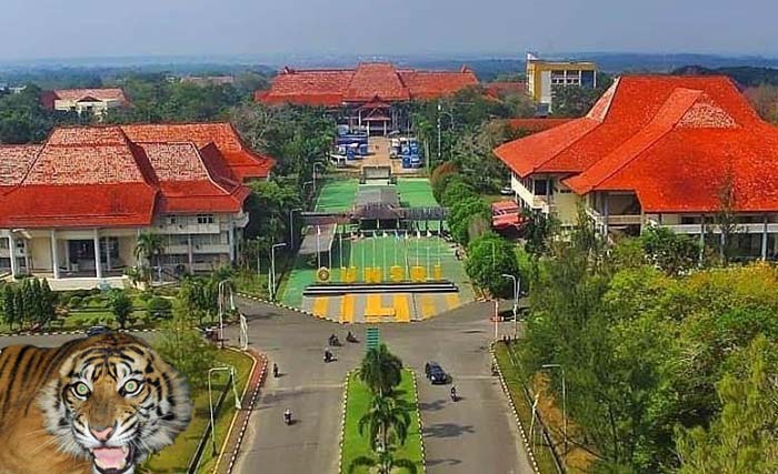 Universitas Srijaya di Ogan Ilir, Sumatera Selatan.