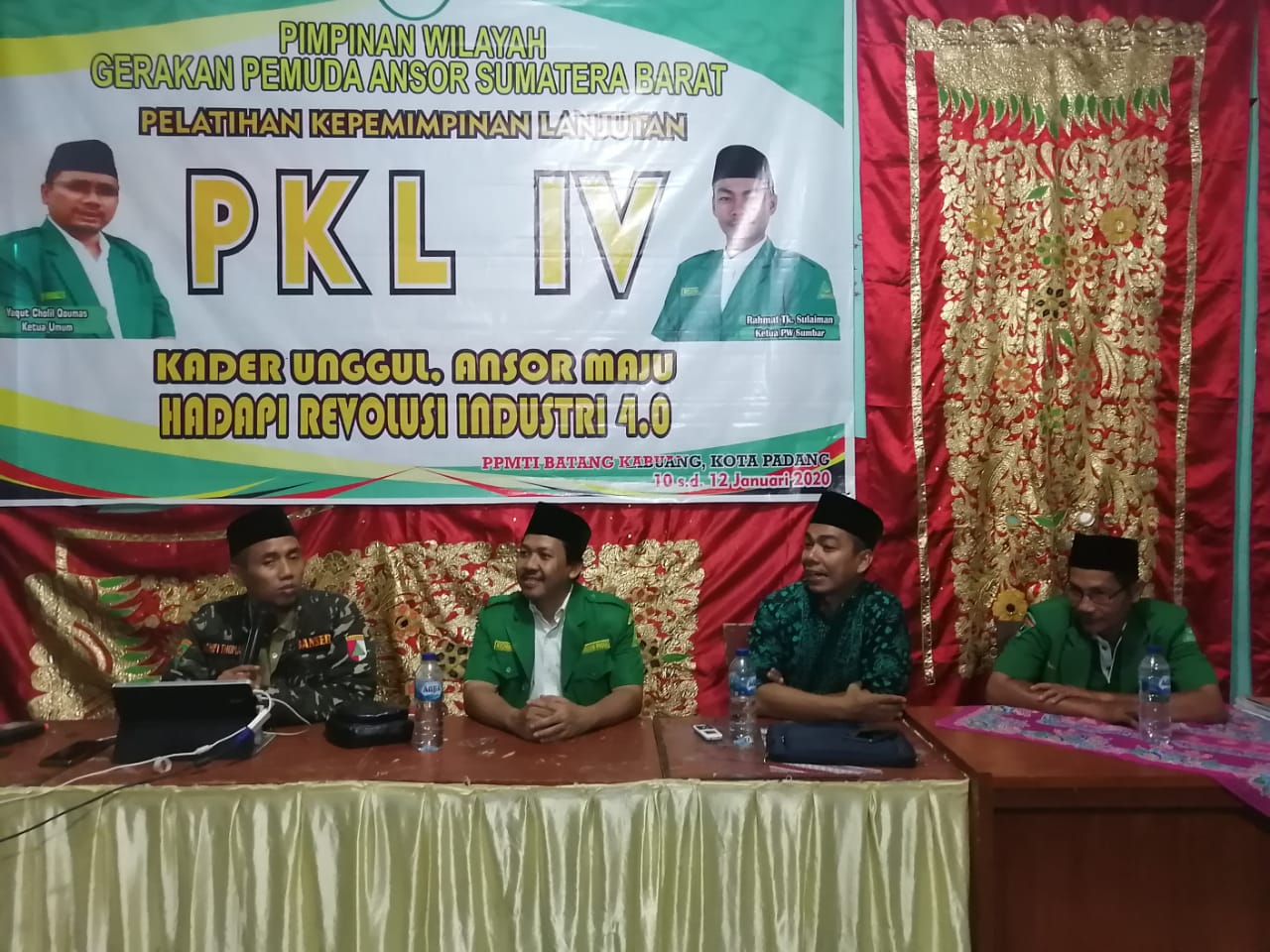 Ketigan Gerakan Pemuda (GP) Ansor Sumatera Barat diikuti 75 peserta yang berasal dari seluruh utusan PC Ansor se-Sumatera Barat. (Foto: imam kusnin ahmad)