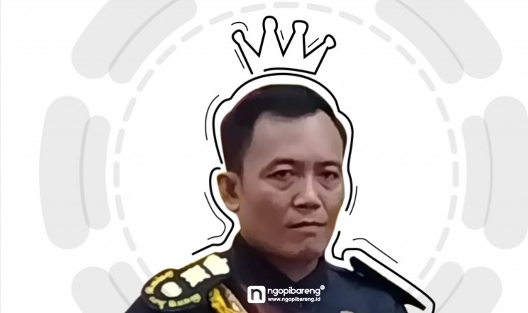 Ilustrasi Raja Keraton Agung Sejagat, Totok Santoso Hadiningrat. (Grafis: Fa Vidhi)