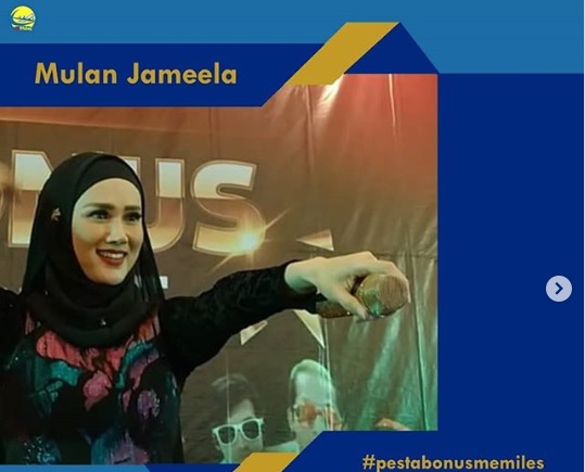 Mulan Jameela (Foto:tangkapan layar akun Instagram @memiles_ofc)