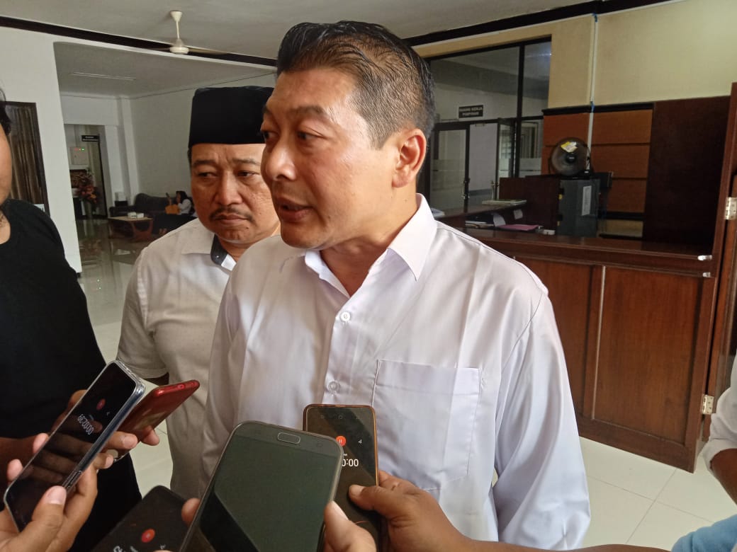 Ketua DPC PDIP Kabupaten Malang, Didik Gatot Subroto, saat ditemui awak media (foto: istimewa)