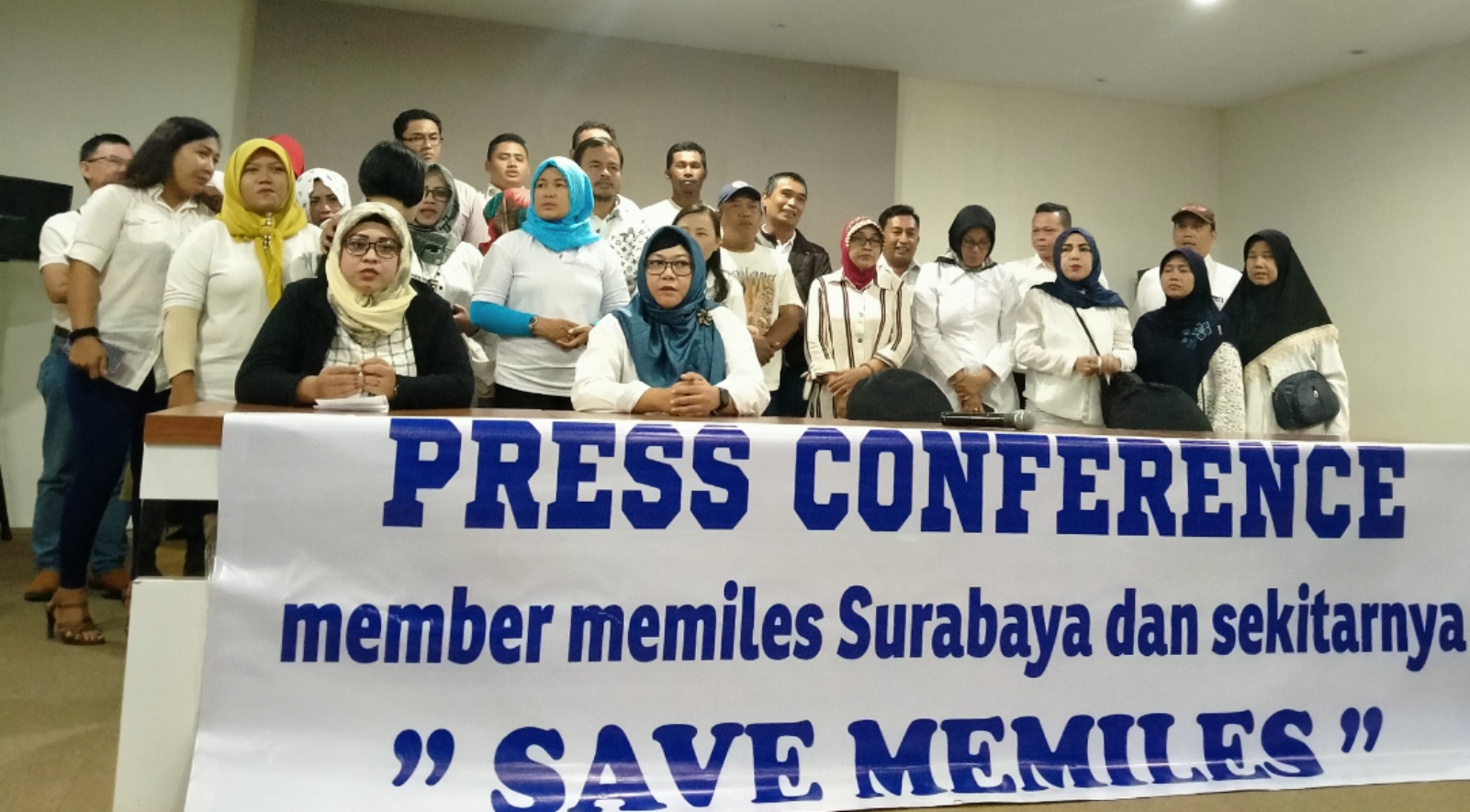Member MeMiles berikrar setia menjadi member di Best Hotel, Surabaya, Rabu 15 Januari 2020. (foto: Fariz/ngopibareng.id)