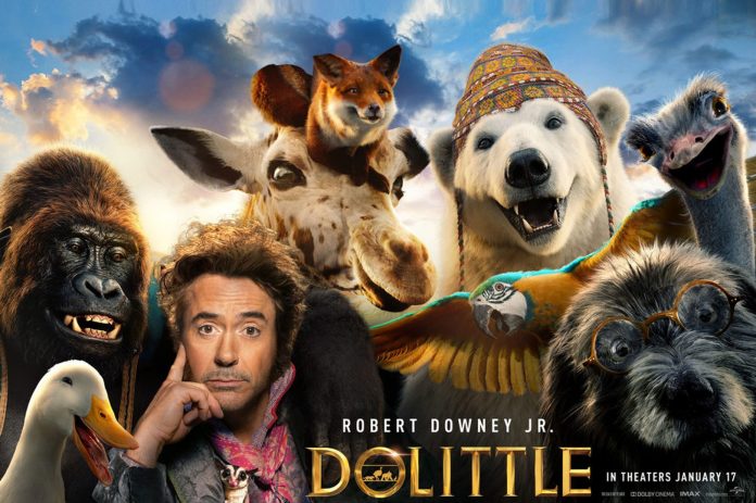 Poster film Dr Dolittle yang dibintangi Robert Downey Jr. (Foto: Universal Pictures)