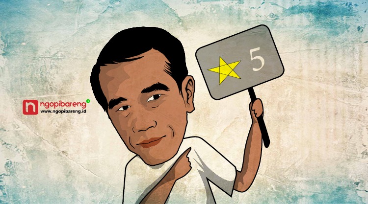 Ilustrasi Presiden Joko Widodo (Jokowi). (Grafis: Fa Vidhi)