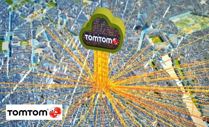 Ilustrasi aplikasi TomTom, pesaing Google Maps dari Huawei. (Ngopibareng)
