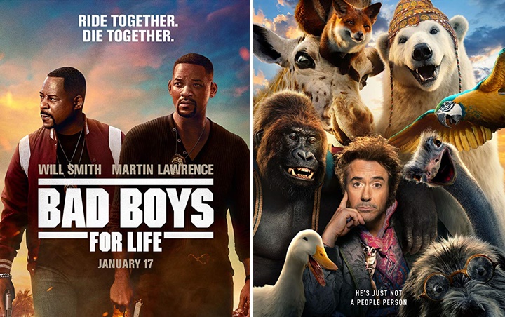Poster film Bad Boys For Life versus Dolittle. (Foto: Istimewa)