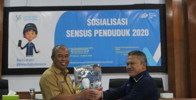 Sosialisasi sensus penduduk 2020 yang digelar oleh BPS Pasuruan. (FOto: Dok Humas)