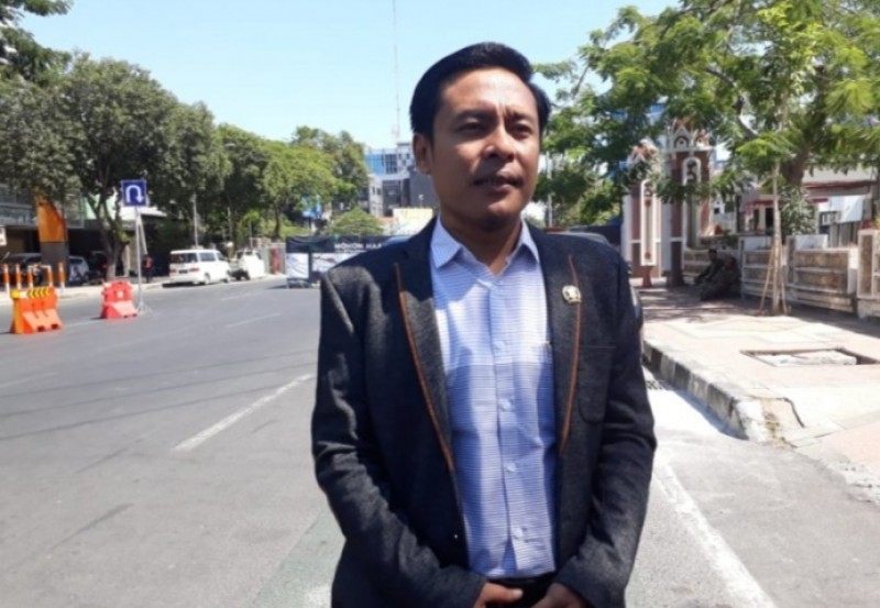 Ketua Fraksi Golkar DPRD Surabaya, Arif Fathoni. (Foto: Faiq/ngopibareng.id)