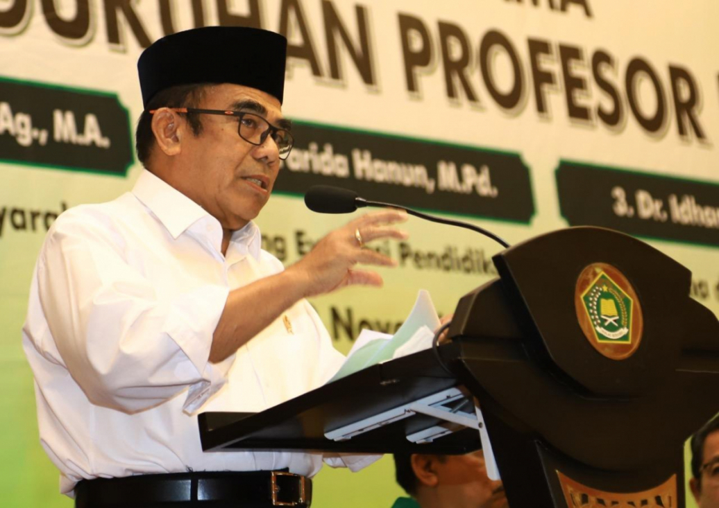 Menteri Agama Fachrul Razi. (Foto: kemenag/ngopibareng.id) 