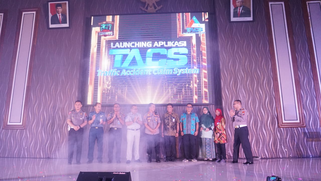 Launching Aplikasi TACS di Mapolrestabes Surabaya. (Foto: Faiq/ngopibareng.id)