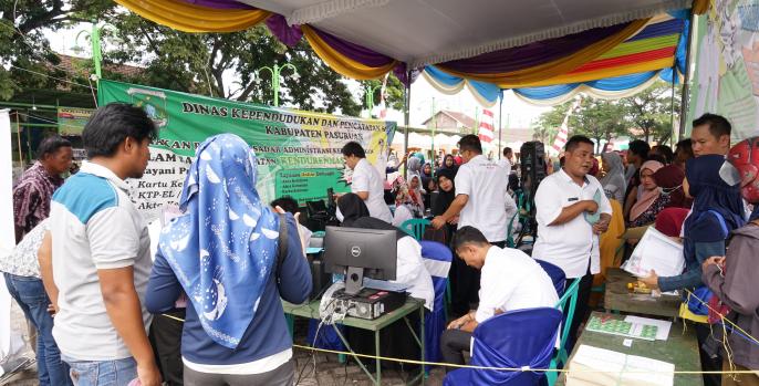 Acara Kendurenmas di desa Bulusari Kecamatan Gempol, Pasuruan. (Foto: Dok Humas)
