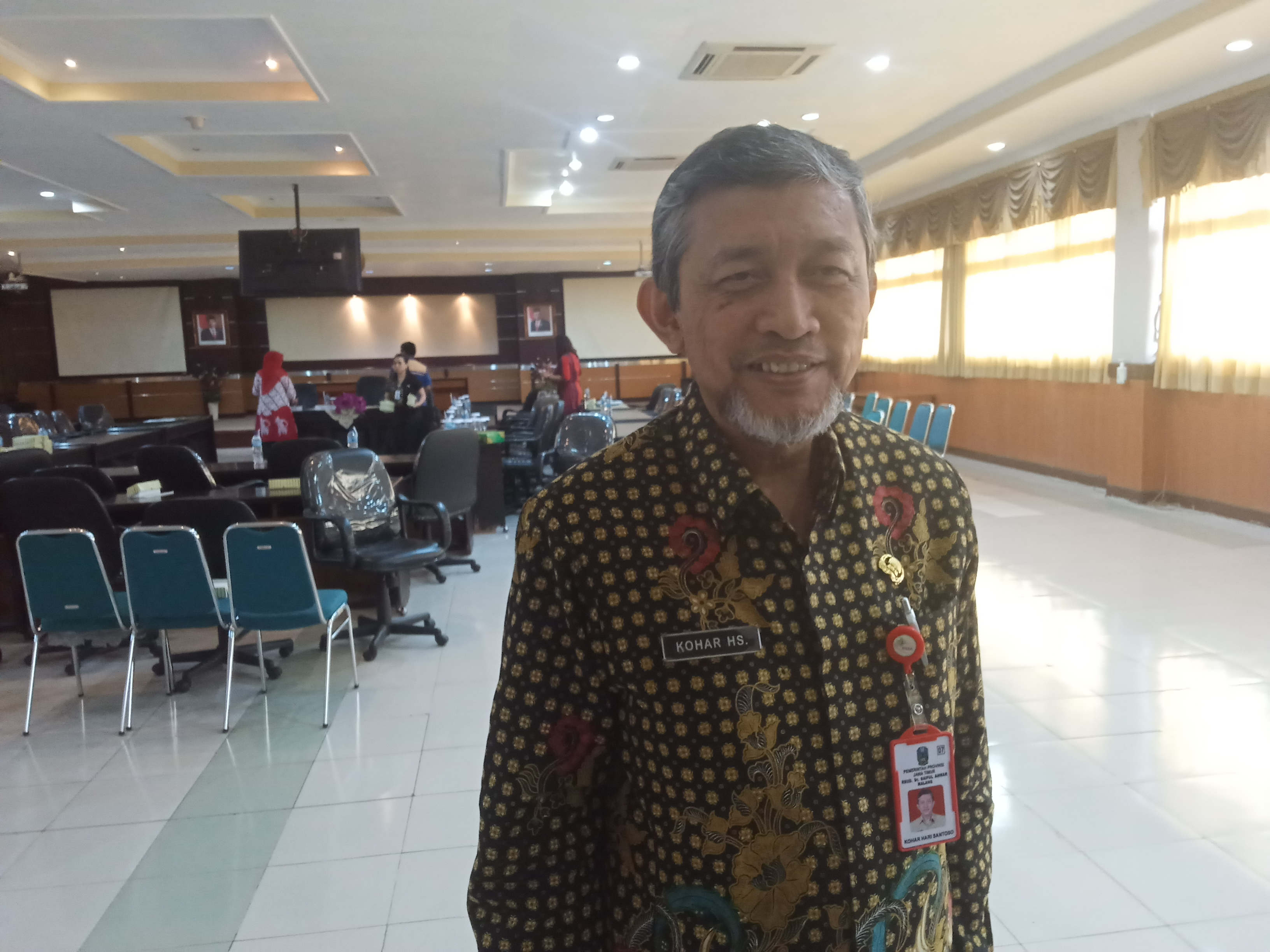 Direktur RSSA Kota Malang, dr. Kohar Hari Santoso saat ditemui di Ruangan Majapahit, RSSA Kota Malang (Theo/ngopibareng.id)