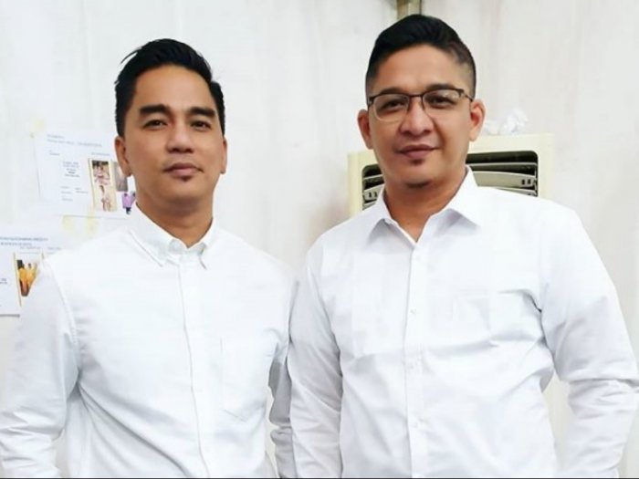 Franco Wellyjat Medjaya Kusumah alias Enda Ungu bersama Wakil Wali Kota Palu, Sulawesi Tengah, Sigit Purnomo alias Pasha Ungu. (Foto: Instagram)