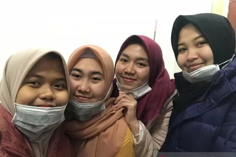Mahasiswa Universitas Negeri Surabaya yang sedang belajar di Kota Wuhan, China, tidak terinfeksi virus corona. (Foto: Ant)