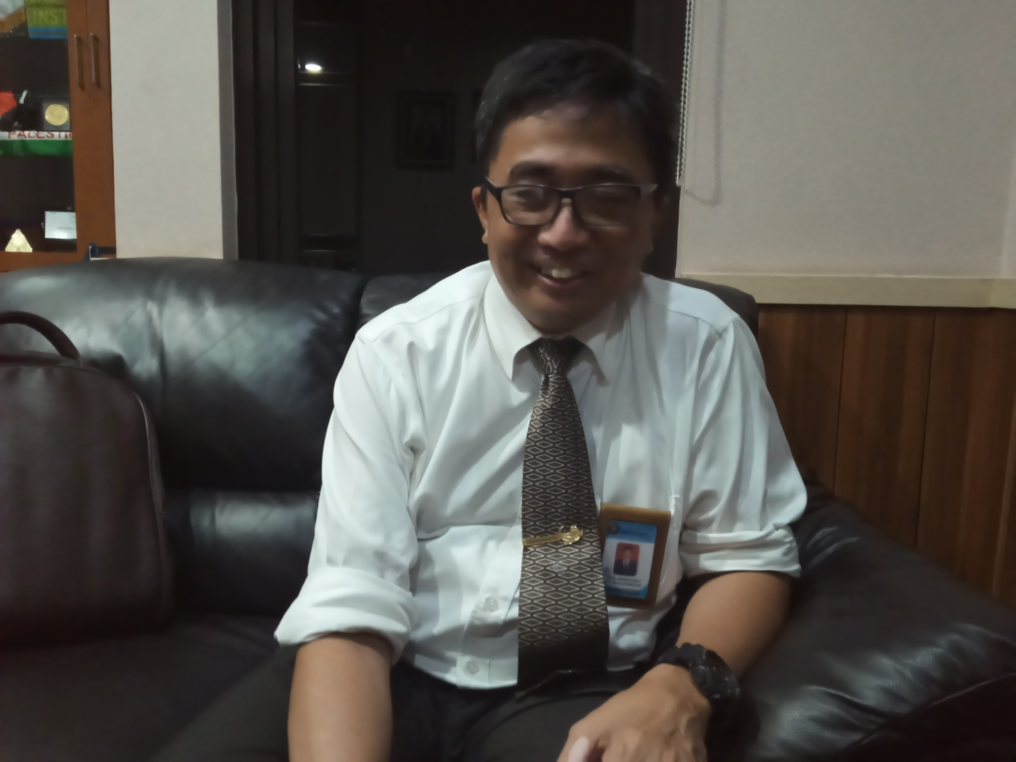 Wakil Rektor IV UB, Sasmito Djati saat ditemui di ruangannya. (Foto: Theo/ngopibareng.id)