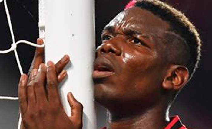 Gelandang Manchester United Paul Pogba. (Foto:Reuters)