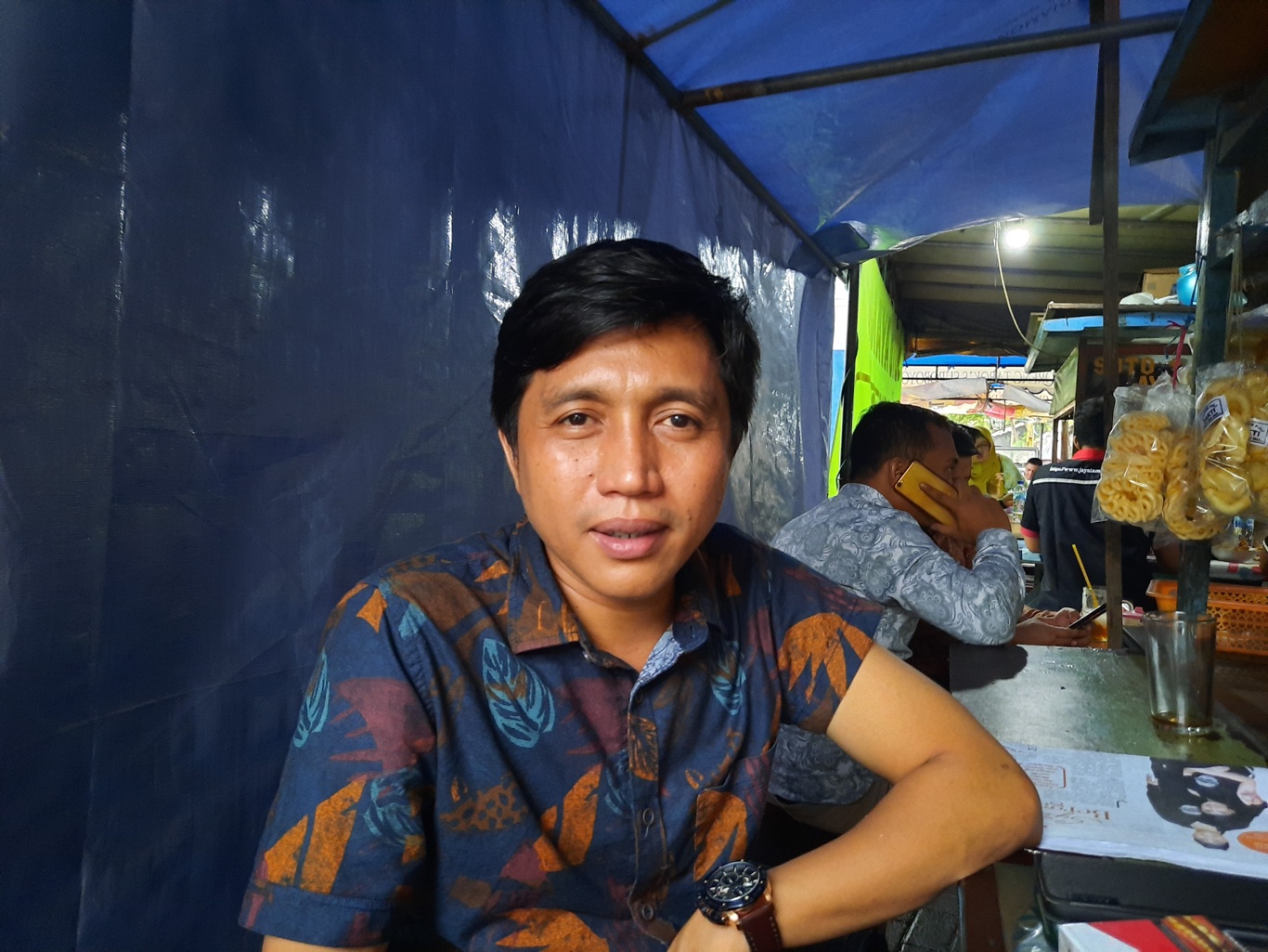 Mahfudz saat berbincang dengan ngopibareng.id di DPRD Kota Surabaya. (Foto: Alief/ngopibareng.id)