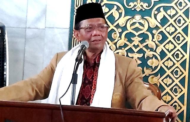 Menkopulhukam, Prof Dr Mahfud MD. (Foto: Is/ngopibareng.id) 