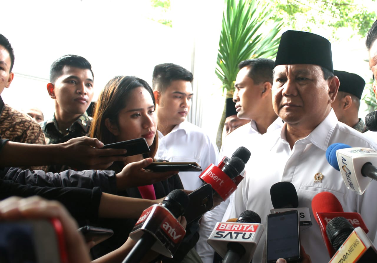 Menteri Pertahanan (Menhan) Prabowo Subiato. (Foto: Asmanu/ngopibareng.id)