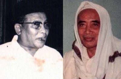 KH Bisri Mustofa Rembang dan KH Abdul Hamid Pasuruan. (Foto: Istimewa)