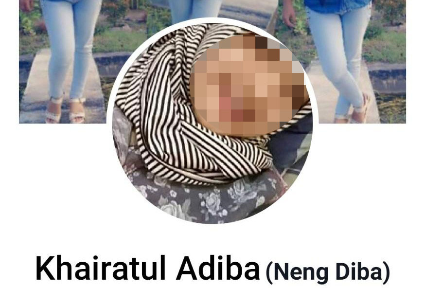 Akun Facebook Khairatul Adiba (Neng Diba), memprofil 5 komisioner Komisi Pemilihan Umum (KPU) Sumenep dengan tulisan bernada provokasi. (Foto: Facebook)