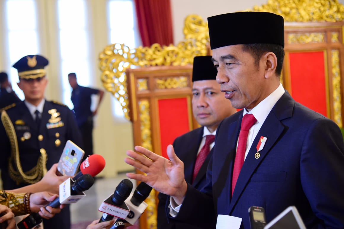 Presiden Joko Widodo (Jokowi) pakai istilah ISIS eks WNI. (Foto: BPMI Setpres)