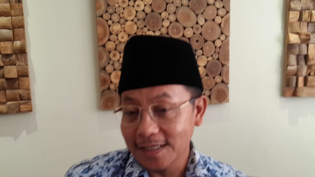 Wali Kota Malang, Sutiaji saat diwawancarai usai memberikan sambutan di Musrenbang Lansia. (Foto: Theo Ariawan/Ngopibareng.id)