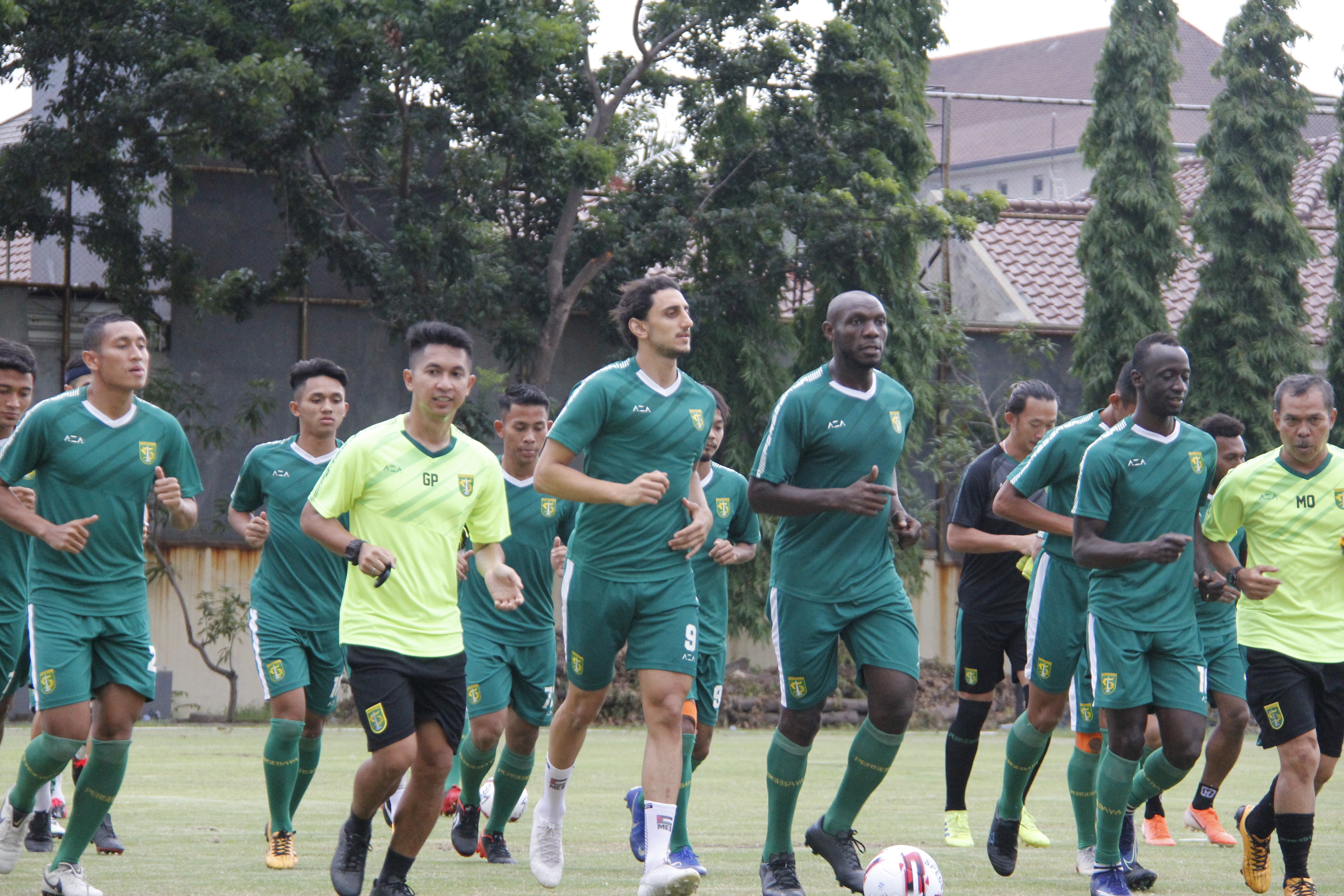 Persebaya rileks hadapi final Piala Gubernur Jatim 2020. (Foto: Fariz Yarbo/Ngopibareng.id)