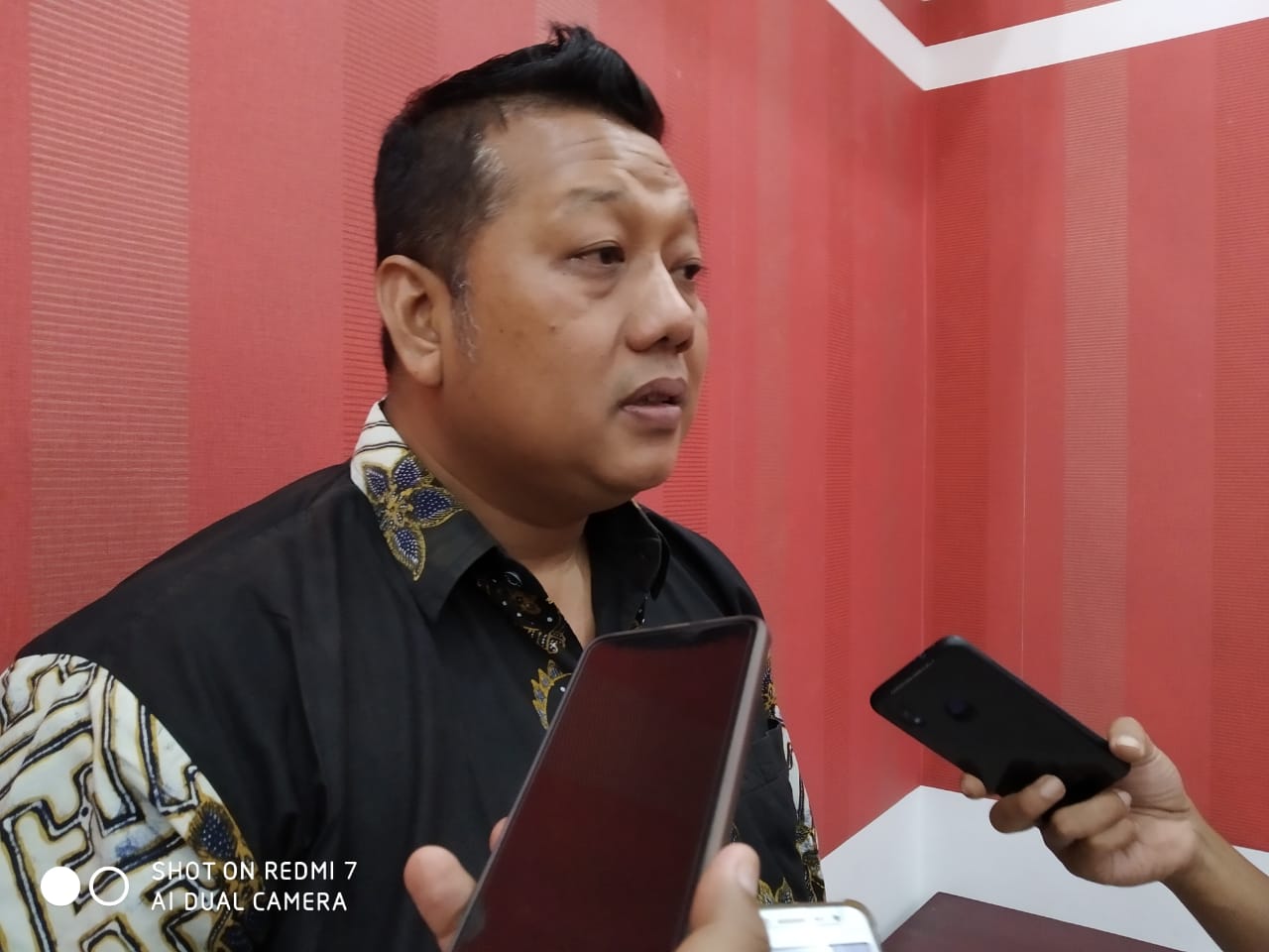Sekretaris DPC PDIP Kabupaten Kediri, Dodi Purwanto. (Foto: Fendhy Plesmana/Ngopibareng.id) 