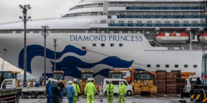 Kapal pesiar Diamond Princess. Warga Australia dan Amerika Serikat positif terinfeksi virus corona setelah lolos karantina di dalam kapal. (Foto:Gety Images)