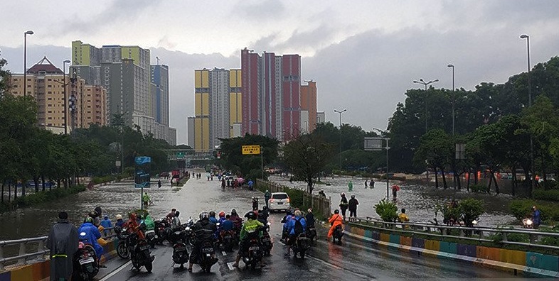 Ilustrasi Jakarta Banjir. (Foto: Antara)