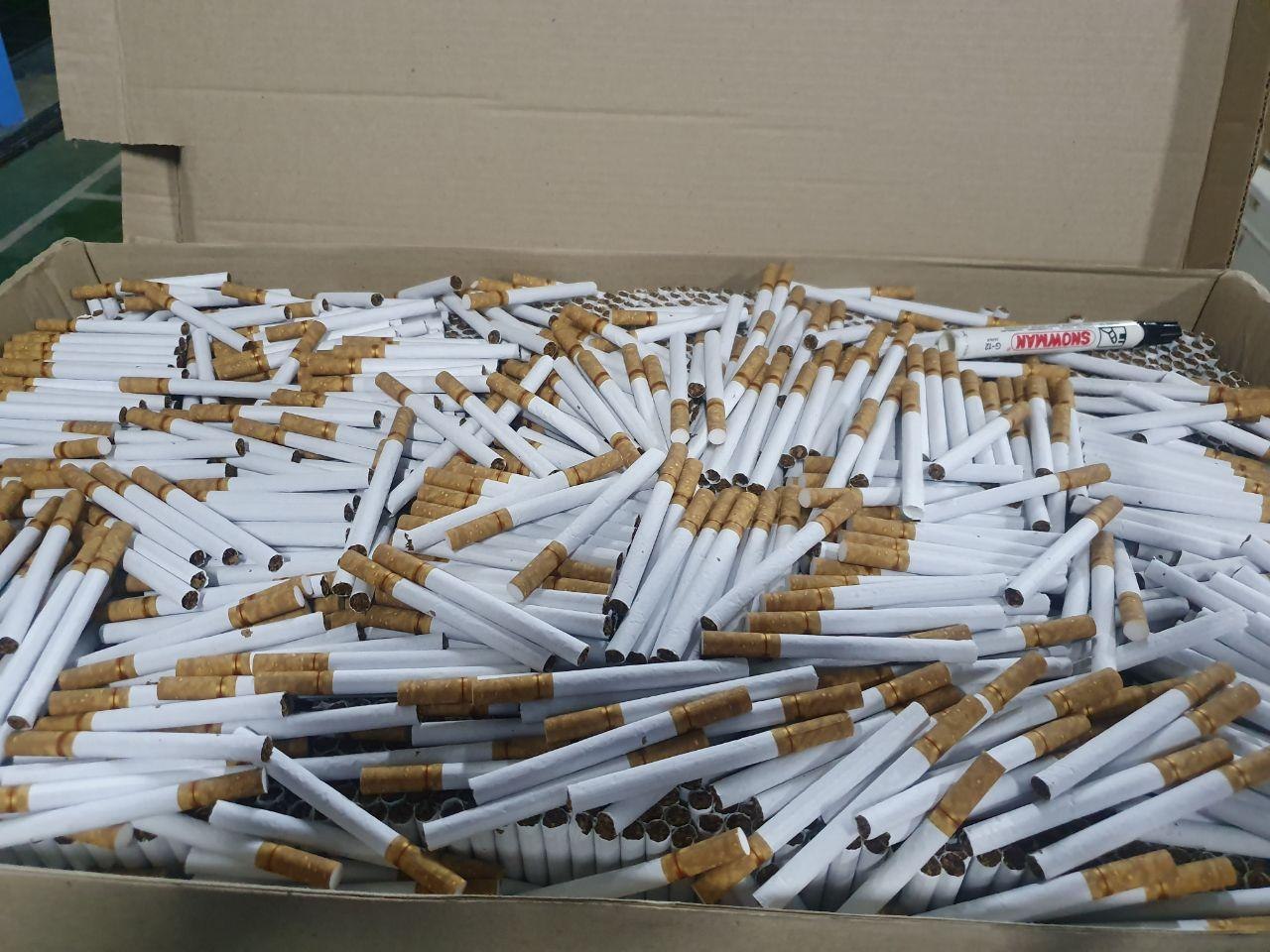 Ratusan batang rokok ilegal yang disita oleh Bea Cukai Malang. (Foto: Istimewa)