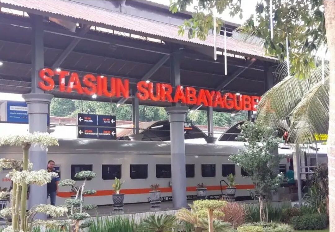 Foto ilustrasi Stasiun Gubeng Surabaya. (Foto: Istimewa)