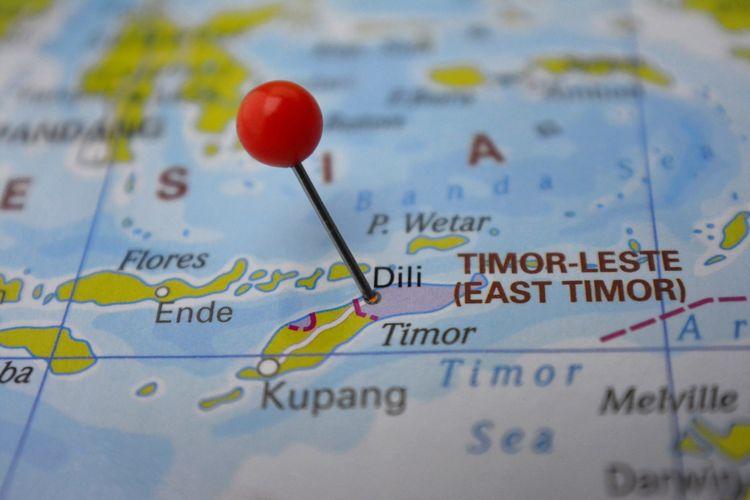Ilustrasi Peta Timor Leste. (Foto: Istimewa)