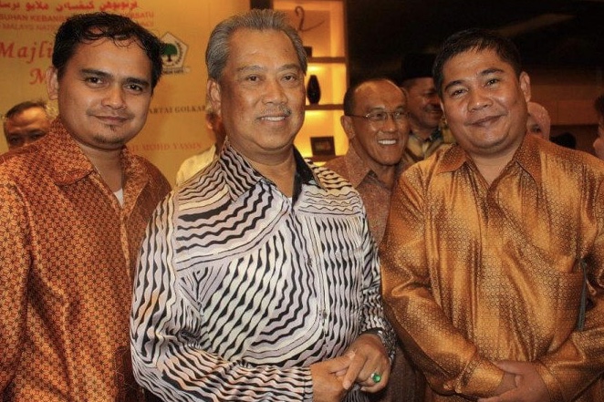 Sri Muhyiddin Yassin (tengah) Perdana Menteri baru Malaysia. (Foto: Antara)