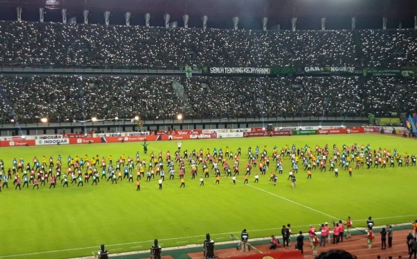 Pembukaan Liga I 2020 di Gelora Bung Tomo. (Foto: Istimewa)