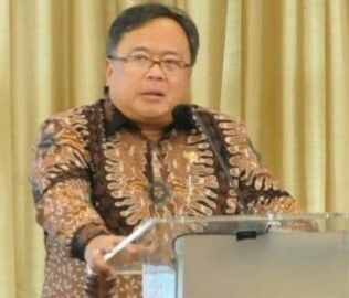Menteri Riset dan Teknologi/Kepala Badan Riset dan Inovasi Nasional (Menristek/Kepala BRIN) Bambang PS Brodjonegoro. (Foto:Asmanu Sudharso/Ngopibareng.id) 