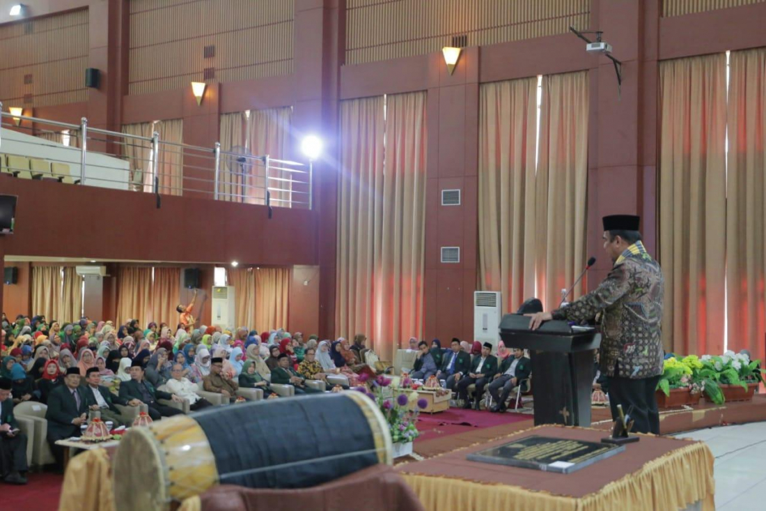 Menag saat memberikan kuliah umum di hadapan civitas Universitas Islam Negeri (UIN) Alaudin Makassar. (Foto: Istimewa)