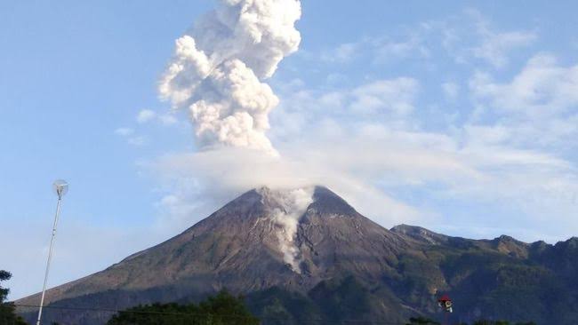 Gunung Merapi Erupsi. (Foto: BPPTKG)