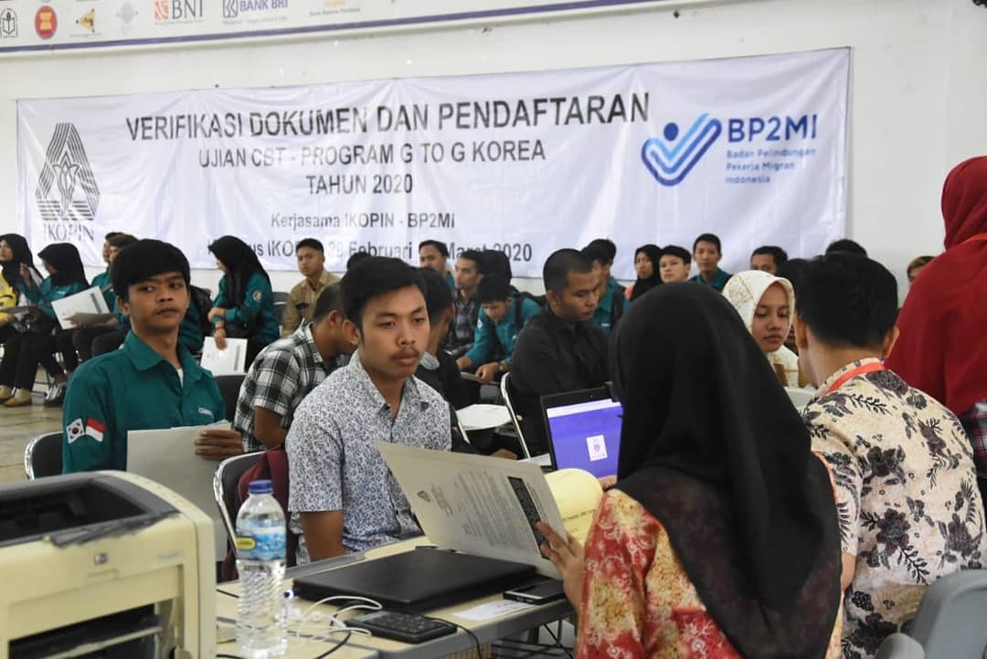 Para calon pekerja migran yang diseleksi di BP2MI. (Foto: Dok BP2MI)