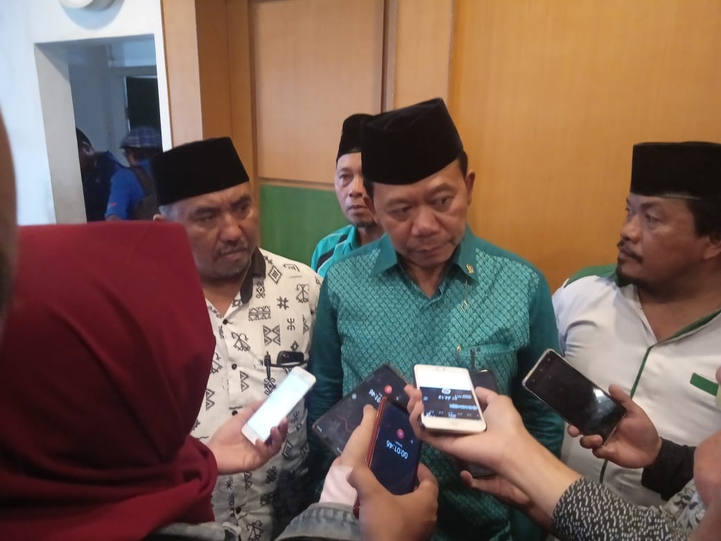 Ketua DPC Kabupaten Malang, Ahmad Ali ketika diwawancarai (Foto: istimewa)