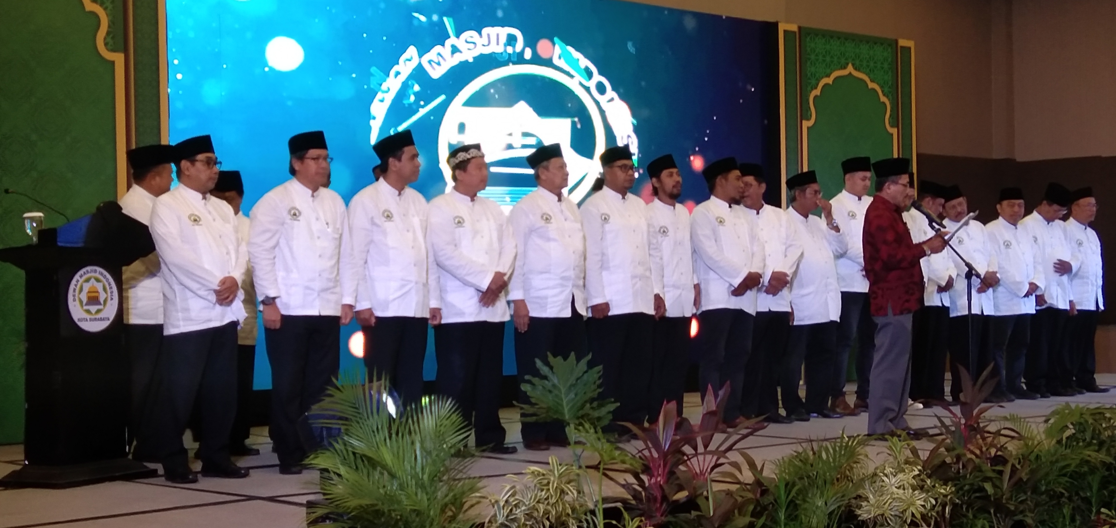 Prosesi Pelantik Pengurus DMI Surabaya di Hotel Dyandra, Jumat 6 Maret 2020. (Foto: Ni'am Kurniawan/Ngopibareng.id)