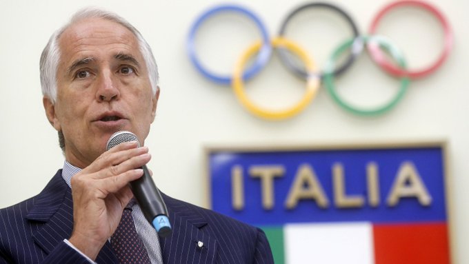 Presiden Komite Olimpiade Nasional Italia Giovanni Malago. (CONI) meminta semua agenda olahraga di Italia ditangguhkan. (Foto