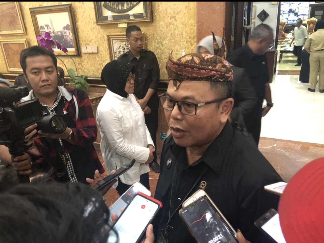 Nursyam saat ditemui di Gedung Balai Kota Surabaya. (Foto: Andhi Dwi/Ngopibareng)
