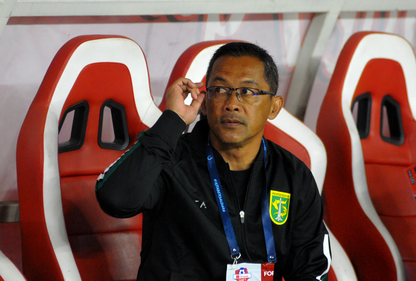 Pelatih Persebaya Surabaya, Aji Santoso. (Foto: Erfan Hazransyah/Ngopibareng.id)