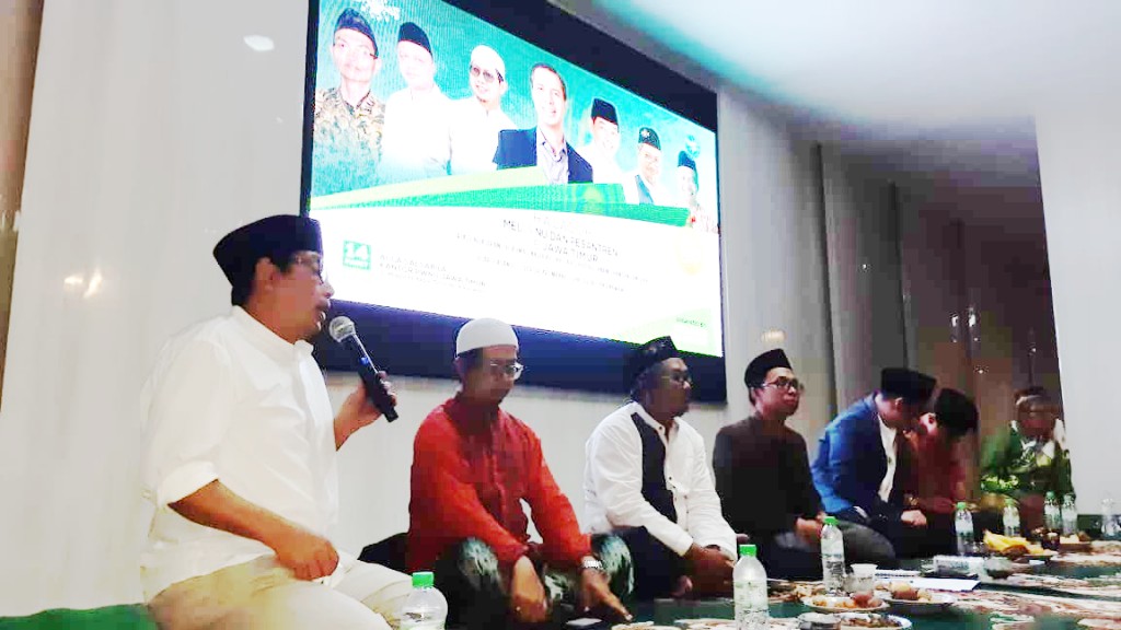 Arif Afandi ketika di Halaqoh Media NU dan Pesantren se-Jawa Timur, digelar di Kantor PWNU Jawa Timur, di Surabaya. (Foto: Bisri/Ngopibareng.id)