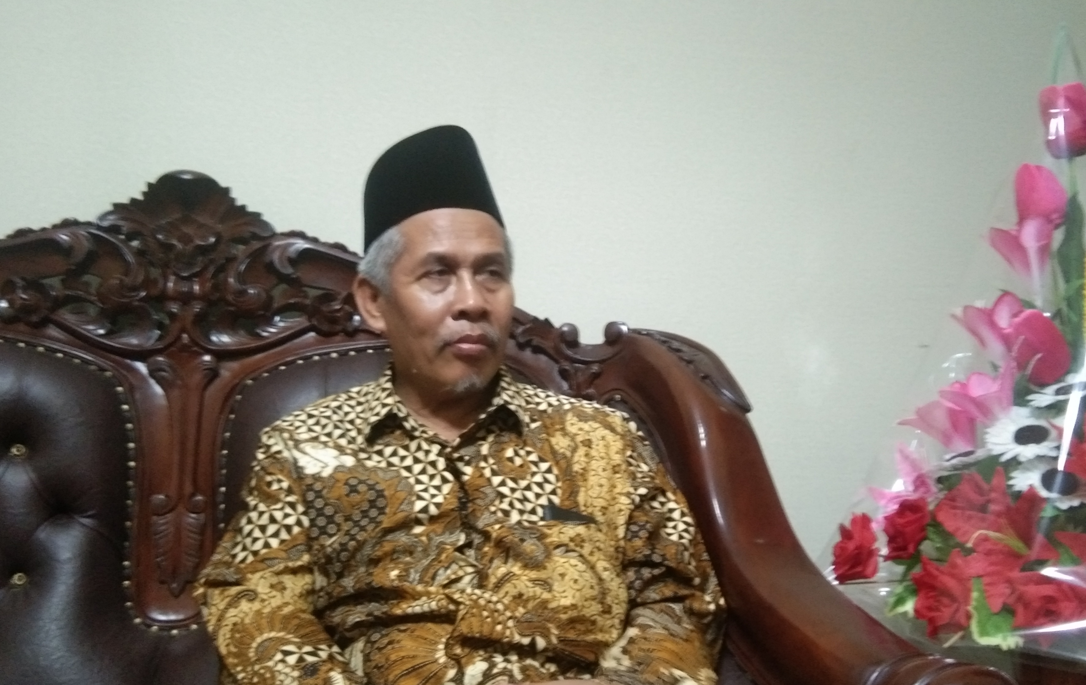 Ketua PWNU Jawa Timur K.H Marzuki Mustamar. (Foto: Ni'am Kurniawan/Ngopibareng.id)