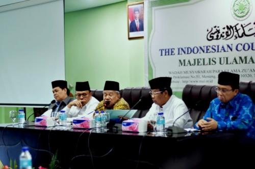 Para pimpinan MUI Pusat di Jakarta. (Foto: Istimewa)