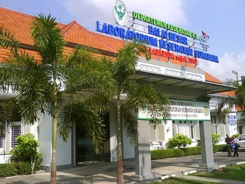 Balai Besar Laboratorium Kesehatan Surabaya. (Foto: https://ujilaboratorium.wordpress.com)